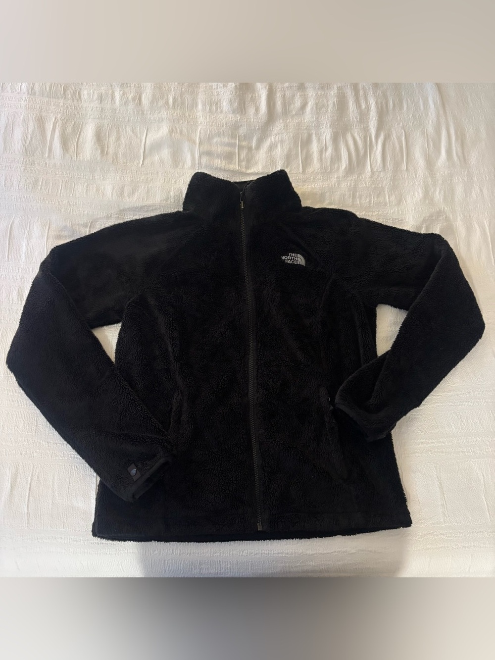 The North Face Women's Black Plush Full-Zip Fleece Jacket